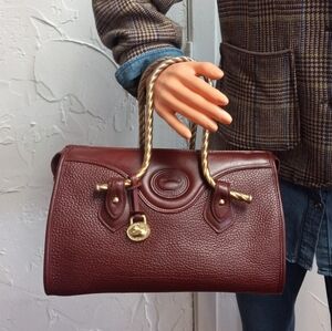 Dooney & Bourke, Vintage AWL, Zip-Top Satchel/Crossbody Bag Upcrafted